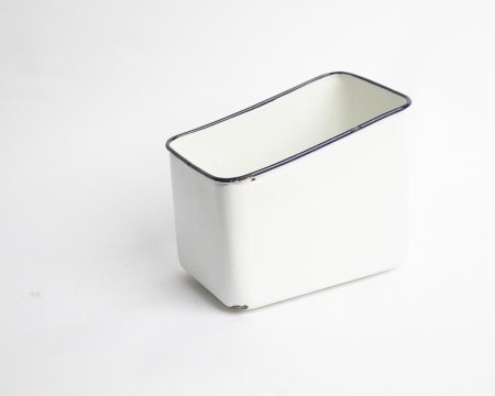 Container Sloped Rectangular in Enamel Medium 